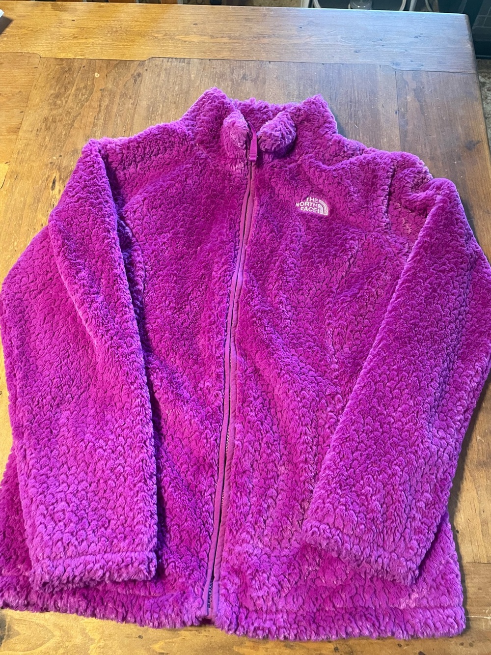 The North Face Kids' Plush Puffer Jacket - Magenta Purple -Size XL